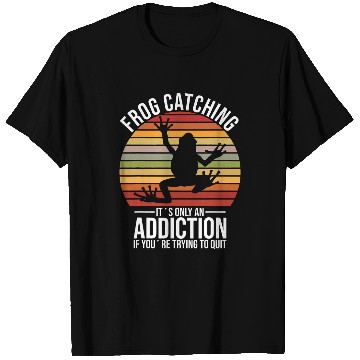 Discover Frog Pet Catching Frog Hunting Frog Pond T-Shirts