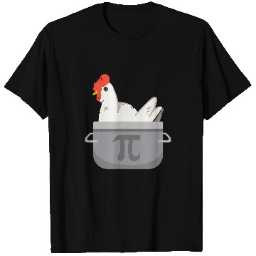 Discover Chicken Pet Funny Math Pi Chicken Pot Pie Apparel T-Shirts