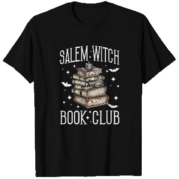 Discover Book Fun Salem Witch Book Club Halloween 1 T-Shirts