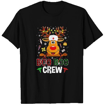 Discover nurses Job Christmas Boo Boo Crew Reindeer nurses nurses23 12 T-Shirts