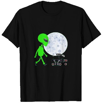 Discover Aliens UFO Walking Space Rover 2Funny NASA Perseverance Mission T-Shirts