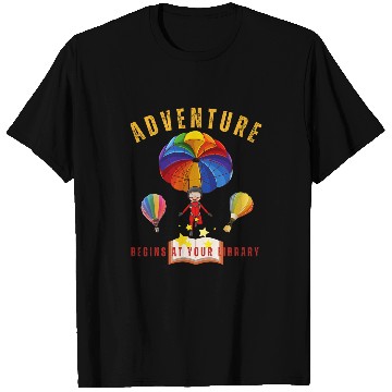 Discover Book Fun Adventure Begins At Your Library Summer Reading Program 04 19 T-Shirts