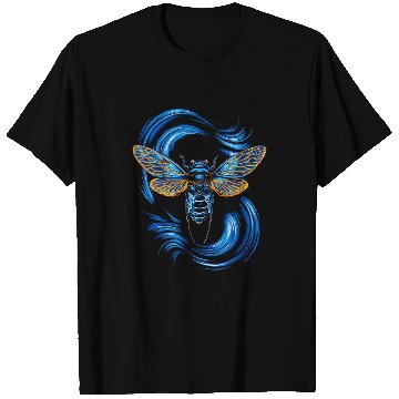 Discover Blue Cicadas Entomology Bug Insects Lover Blue Cicada T-Shirts