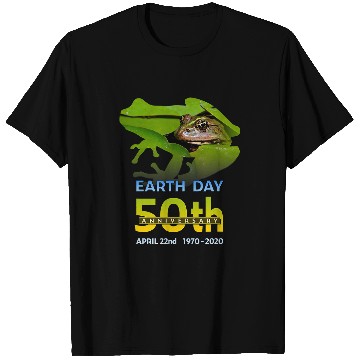 Discover Frog Pet Earth Day 50th Anniversary Frog and Toad Silhouette T-Shirts