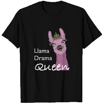 Discover Llama Pet drama queen T-Shirts