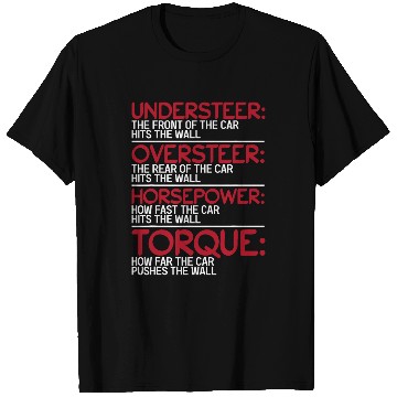 Discover Horse Pet Understeer Oversteer Horsepower Torque T-Shirts
