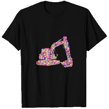 Discover Excavator Fun International Dot Day Colorful Dotted T-Shirts