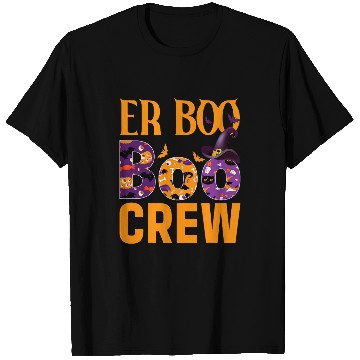 Discover nurses Job Halloween ER Costume Women Men ER Boo Boo Crew nurses T-Shirts
