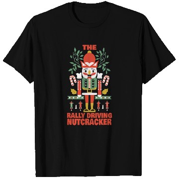 Discover The Rally Driving Nutcracker Funny Christmas Rally Driver T-Shirts