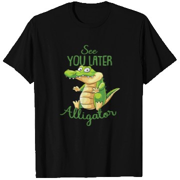 Discover Alligator Pet Reptile Crocodile See You Later Alligator 2 T-Shirts