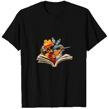 Discover Book Fun Robin Reading T-Shirts