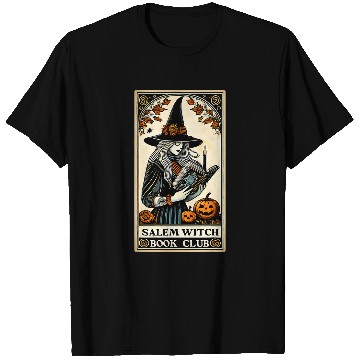 Discover Book Fun Salem Witch Book Club T-Shirts