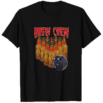 Discover Sport Bowling BREW CREW bowling T-Shirts