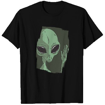 Discover Aliens UFO Waving 2I Aliens Greetings UFO T-Shirts