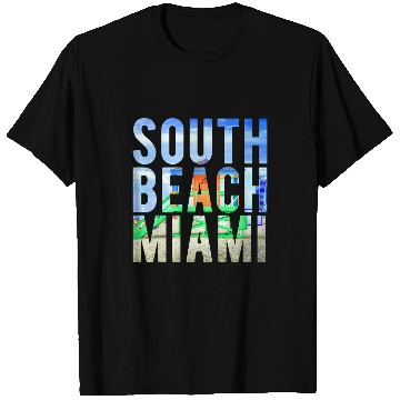Discover South Beach Miami Florida 2Sunshine Lifeguard Design T-Shirts