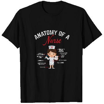 Discover nurses Job Anatomy Of A nurses Funny nurses Nursing Student School T-Shirts