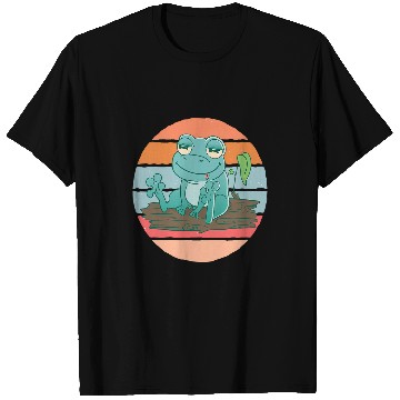 Discover Frog Pet Coral finger T-Shirts