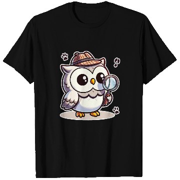 Discover Sleuthing Night 2Detective Owl 2Animal Owlet 2Sleuths T-Shirts