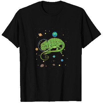 Discover Chameleon Pet In Space Chameleon Lover T-Shirts