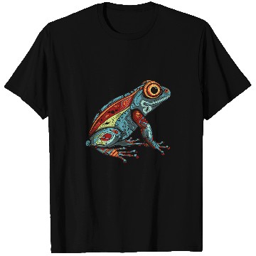 Discover Frog Pet Frog Native American Indian Style Art Pacific Northwest T-Shirts