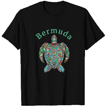 Discover Turtle Pet Bermuda Tee Tribal T-Shirts