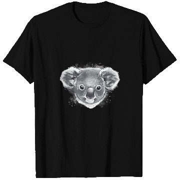 Discover Koala Pet Face Drawing T-Shirts