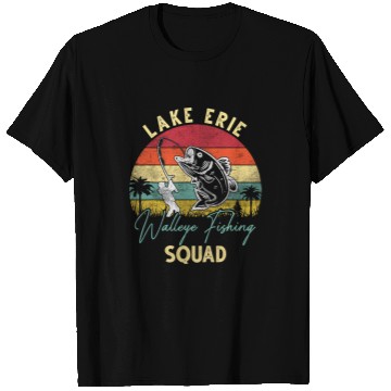 Discover Fishing Fun Lake Erie Walleye Fishing 2 T-Shirts