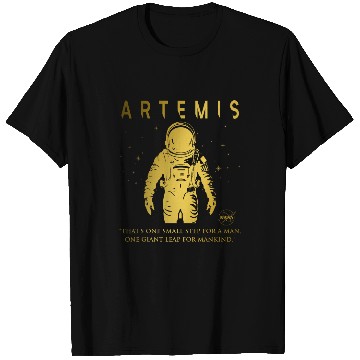 Discover Astronaut Job NASA Artemis Mission Astronaut 1 T-Shirts