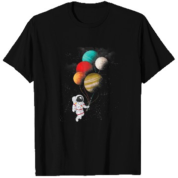 Discover Astronaut Job Space Balloons Moon Mars Galaxy Outer Space Kids23 5 T-Shirts