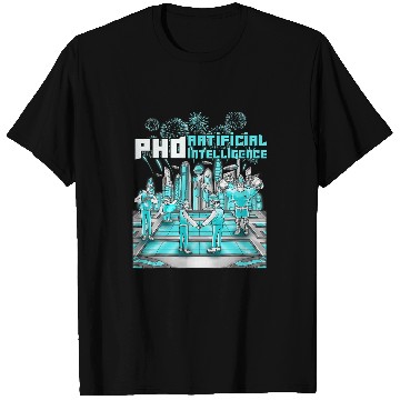 Discover Artificial Intelligence AI Computer Science AI Master PhD Doctor T-Shirts