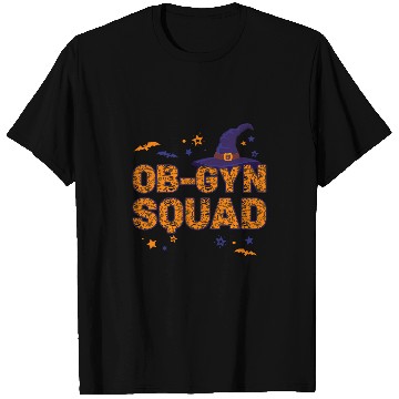 Discover nurses Job OBGyn Squad Witch Halloween Matching OB Gyn nurses Doctor T-Shirts