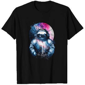 Discover Astronaut Job Space Man Astronauts Science Cosmos galaxy surreal art T-Shirts