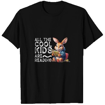 Discover Book Fun All The Cool Kids Are Reading Teacher 1 6 T-Shirts