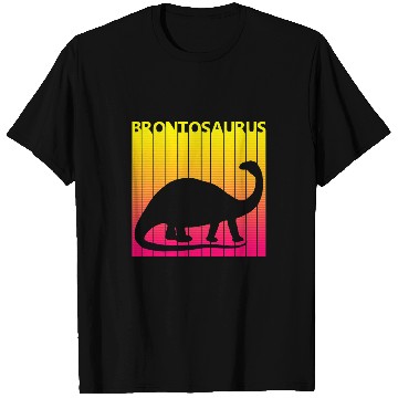 Discover Dinosaur Pet Brontosaurus Dinosaur Retro Costume T-Shirts
