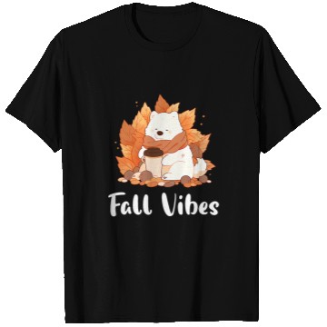 Discover Samoyed Pet Fall Vibes Funny Dog Pumpkin Spice Latte T-Shirts