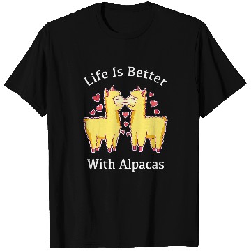 Discover Llama Pet Life Is Better With Alpacas Cute Llama Alpaca T-Shirts