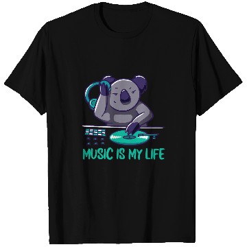 Discover Koala Pet DJ Music Player Music Lover T-Shirts