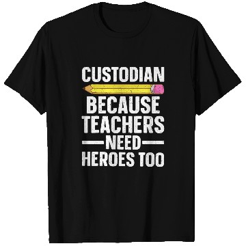 Discover bests Custodian Design For Men Women Janitor School Custodian T-Shirts