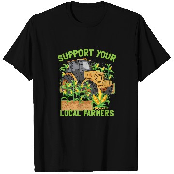 Discover Tractor Fun driving Harvest Corn Tractor Agriculture Farming T-Shirts