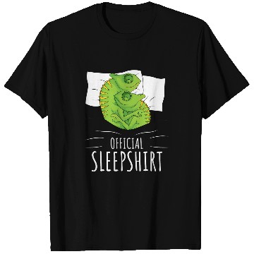 Discover Chameleon Pet Lizard Official Sleep 1 T-Shirts