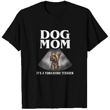 Discover Yorkshire Pet Funny and Heartwarming Yorkshire Terrier Dog Mom Ultrasound T-Shirts