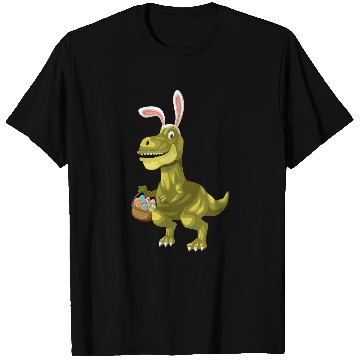 Discover Dinosaur Pet Easter Dinosaur Easter Bunny Dinosaur Easter Bunny TRex T-Shirts