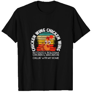 Discover Chicken Pet Wing Chicken Wing Hot Dog Bologna Macaroni T-Shirts