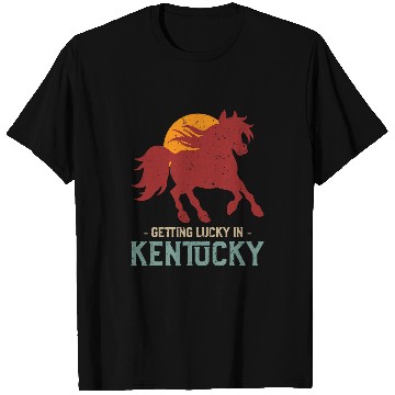 Discover Horse Pet vintages Getting Lucky In Kentucky Horse Race T-Shirts