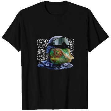 Discover Chameleon Pet Lieutenant Chameleon Hiss T-Shirts