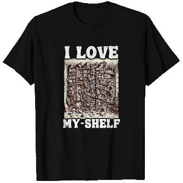 Discover Book Fun I Love MyShelf Bookworm Self Love T-Shirts