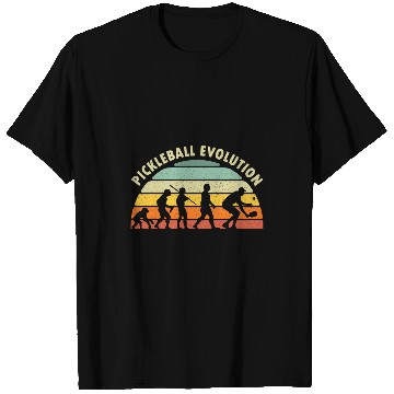 Discover Sport Pickleball Pickleball Evolution Of Pickleball Player Ape Man vintagess 1 T-Shirts