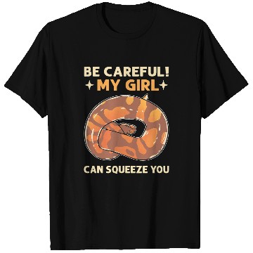 Discover Python Pet My Girl Can Squeeze You Herpetologists Banana Ball Python T-Shirts