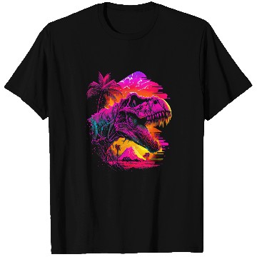 Discover Dinosaur Pet Vaporwave TRex Edgy Aesthetic Streetwear T-Shirts