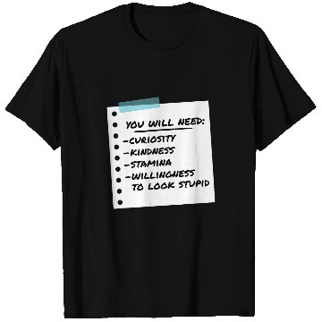 Discover Veterinarian Job Checklist Curiosity And Kindness T-Shirts